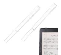 GHPKOTW 1 Par De Clips Para Atriles De Música Acrílico Transparente Clips Para Atriles De Música Para Músicos Y Compositores