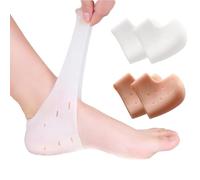 GHPKOTW 2 Pares Protector De Talón De Silicona, Taloneras De Gel, Alivio Del Dolor, Fascitis Plantar, Tendinitis Aquiles, Espolón Calcáneo, Antirroces Y Ampollas, Para Hombres Y Mujeres