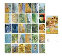 GHPKOTW 30 Postales De Pintura Al óleo, Arte De Van Gogh Con 10 Postales Fosforescentes, Postales Artísticas Retro De Paisaje, Para Regalos, Coleccionismo Y Mensajes