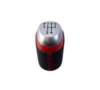 GHQFROP Pomos Palanca Coche 328654845R para Megane IV MK4 para BFB para Kadjar para Talisman 2015-2022 Palanca Cambios Balonmano Perilla Coche Manija Cambios(Red 5 Speed)