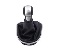 GHQFROP Pomos Palanca Coche para Asiento para Leon MK2 1P 2005-2012 para Altea XL 2004-2012 para Toledo MK3 2004-2009 Perilla Caja Cambios con Bota Cuero Manija Cambios(6 Speed)