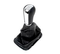GHQFROP Pomos Palanca Coche para Toyota para Avensis T25 MK2 II 2003-2009 5/6 Velocidad Perilla Caja Cambios Manual Y Bota Cuero PU Manija Cambios(1Set Chromium 6S)