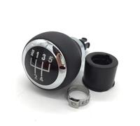 GHQFROP Pomos Palanca Coche para VW para Passat B6 2005-2011 5/6 Velocidad Cuero Coche Palanca Cambios Manual Gaitor Marco Bota Manija Cambios(5 Speed Gearknob)