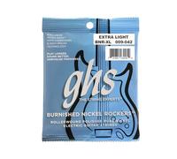 GHS BNR-XL Burnished Níquel Entorchado Redondo Extra Suave - GHS: Cuerdas guitarra eléctrica BNR XL