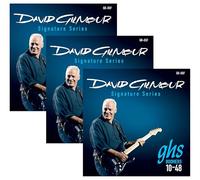 GHS GB-DGF Boomers David Gilmour - Juego de cuerdas para guitarra eléctrica, 10-48 (Paquete de 3)