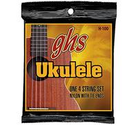 GHS H 100 Hawaiian Ukelele barítono String Negro