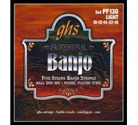 GHS PF 130 Light Banjo Stainless Steel Ball End (5 cuerdas)