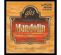 ghs PF 270 - Cuerdas para mandolina (mediana, bronce, extremo curvo)