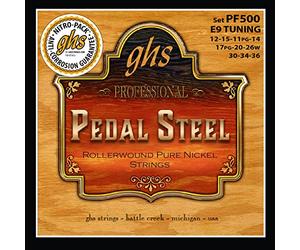 GHS PF500 Pure Nickel Rollerwound (E9th Tuning) Pedal Steel Guitar
