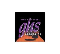 GHS™ SILK AND STEEL 600-12-STRING ACOUSTIC GUITAR - Cuerdas para guitarra acústica (cobre chapado en plated), color plateado