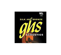 GHS SILK & BRONZE 012/054 - Juego de cuerdas para guitarra acústica, 370 ml, luz media
