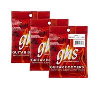 GHS String - GUITARRA BOOMERS - Light + - GB10 1/2-3 juego (3 juegos) cuerdas de guitarra eléctrica