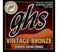 GHS VN12CL 10-46 Luz Custom Vintage Bronce 12-String Set