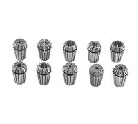 Ghulumn 10 unids ER20 precisión de apriete de resorte Set fresado torno ER20 Collet Chuck