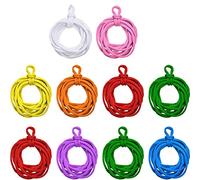 Ghulumn 96 Piezas Loom Potholder Loops Weaving Loom Loops Tejiendo ArtesaníA Loops con MúLtiples Colores para Suministros de Manualidades DIY