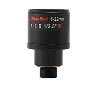 Ghulumn Lente CCTV 1/2,5" 6-22mm 5MP M12 lente varifocal F1.6 para 4MP/5MP CMOS/CCD sensor de seguridad IP/AHD cámara