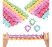 GHVACZS 15 piezas de Caterpillar elástico Caterpillar String Juguetes elásticos coloridos, juguetes elásticos para niños y adultos, autismo y tratamiento de ADHD