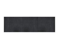 GHVBNMF Alfombra de bambú gris, 60 x 200 cm, moderna, antideslizante | Alfombra de bambú natural para salón y pasillo, fácil de limpiar, enrollable y con base antideslizante.