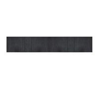 GHVBNMF Alfombra de bambú gris 70 x 400 cm antideslizante | Alfombra de bambú resistente en color gris para pasillo y salón, con revestimiento antideslizante y enrollable para ahorrar