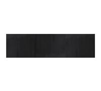 GHVBNMF Alfombra de bambú negra, 80 x 300 cm, antideslizante, moderna | Alfombra de madera de bambú natural resistente con base antideslizante para salón, pasillo y cocina.