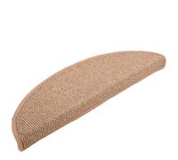 GHVBNMF Alfombra para escalones, 15 unidades, 56 x 17 x 3 cm, color marrón | Antideslizante y lavable para escaleras de madera en la escalera, incluye cinta adhesiva de doble cara.