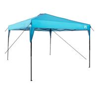 GHVBNMF Carpa desplegable para jardín, carpa para fiestas, color azul, 290 | El cenador azul ofrece una sombra elegante para patio, jardín y eventos al aire libre con un uso fácil.