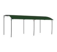 GHVBNMF Cenador de jardín 6 x 3 x 2,55 m, color verde, aluminio y metal | Sombra para jardín y terraza: amplio toldo para fiestas, eventos y tardes relajantes.