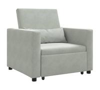 GHVBNMF Sofá cama 3 en 1 individual con ruedas de terciopelo función sillón | Sillón reclinable versátil para salón y dormitorio, respaldo ajustable, marco de acero resistente de hasta 110 kg