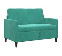 GHVBNMF Sofá de 2 plazas con espacio de almacenamiento, 122 x 78 x 87 cm | Diseño de sofá que ahorra espacio para sala de estar y habitación de invitados con práctica función plegable y funda