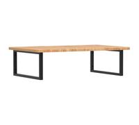 GHVBNMF Tapa para lavabo con soporte de madera maciza de roble 100 x 60 cm | Panel de consola de madera auténtica que ahorra espacio para baño y aseo de invitados, montaje flexible del lavabo con