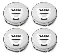 GHXSport 4 Uds Tapas centrales, para Dacia Duster Logan Dokker Lodgy 56/60mm Tapa Central de Rueda Repuesto de Llantas a Prueba de Polvo tapacubos Accesorios