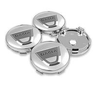 GHXSport 4 Uds Tapas centrales, para Dacia Duster Logan Sandero Stepway Lodgy Mcv 2 Dokker 56/60MM Tapa Central de Rueda Repuesto de Llantas a Prueba de Polvo tapacubos Accesorios
