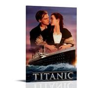 GHYFRD Póster decorativo del Titanic, lienzo decorativo brillante y hermoso, adecuado para oficina, dormitorio, pintura decorativa para crear el ambiente adecuado, estilo marco, 40 x 60 cm