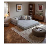 Ghygetrich Puff Cama, Sofa Comprimido Sofa Cama Plegable Sofa 3 Plazas Oferta Sofa Modular Sofas Cama Sofa Espuma Comprimida Grey 200 * 100 * 70cm