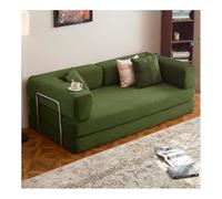 Ghygetrich Puff Cama, Sofa Comprimido Sofa Cama Plegable Sofa 3 Plazas Oferta Sofa Modular Sofas Cama Sofa Espuma Comprimida Green 220 * 100 * 70cm
