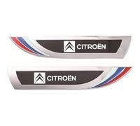 GHYRGBEE Coche Emblema, para Citroen C1 C2 C4 C5 C3 C4L C8 Berlingo Xsara Picasso Crosser CElysee Autoadhesiva Adhesivo Pegatina para Carrocería Insignia 3D Insignia Pegatinas Accesorios,Black
