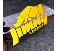 GHYRGBEE Emblema del automóvil para Suzuki Jimny, Emblema de la Insignia Letras del Logotipo Capó Lateral del automóvil Maletero Exterior,C
