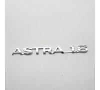 GHYRGBEE Emblema del automóvil para Vauxhall Astra 1.6, Emblema de la Insignia Letras del Logotipo Capó Lateral del automóvil Maletero Exterior