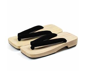 GHYUB Zuecos De Madera Japoneses, Sandalias, Pantuflas, Chanclas De Madera, Sandalias De Tiras, Pantuflas De Verano, Zapatos Casuales, Chanclas De Madera, Sandalias, Pantuflas