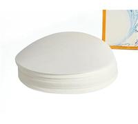 GHZHANG 200 Uds (Dos Paquetes) Papel de Filtro de Aceite Papel de Filtro cualitativo de Laboratorio círculos de Filtro de Grado cualitativo Velocidad rápida/Mediana/Lenta(12.5cm Slow Speed)