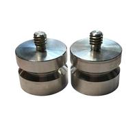 GHZHANG Adaptador de 2 uds., Adaptador de Mini Prisma de Hilo Femenino de 5/8 "x 11, Hilo Macho de 1/4 a Hilo Femenino de 5/8x11