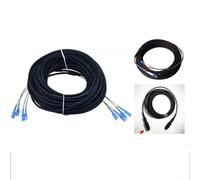 GHZHANG Cable de conexión for Exteriores de 50m, 2/4 núcleos, 7,0mm, 2C, 4C, CPRI, LC, SC, FC, A, SM, DVI, Puente FTTH Impermeable, Cable blindado de Fibra óptica de 2 núcleos(LC/A-LC/A,2 Cores SM)