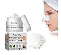 Ghzste 60 unidades de extractores de puntos negros para la nariz, máscara exfoliante, puntos negros, mucosas nasales, tiras nasales, limpieza profunda de poros, eliminador de puntos negros para todo