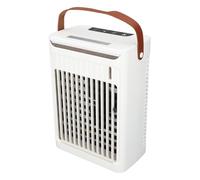 Ghzste Aire Acondicionado, Humidificador, 2 Nieblas Frías, Ventilador de 5 Velocidades, 7 LED, Mini Enfriador Portátil con Depósito de 680ml, Enchufe USB