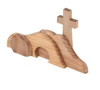 Ghzste Decoración de madera hecha a mano para Pascua, decoración vacía para casa, fiesta, boda