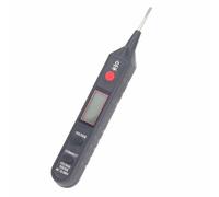 Ghzste Detector de voltaje sin contacto 12 - 300 V CA, detector de voltaje de electricista con alarma de luz sonora linterna para solucionar problemas eléctricos
