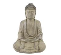 Ghzste Figura Zen Vintage, Estatua decorativa del jardín de piedra caliza, jardín Zen ideal con artesanía de resina (tipo 1)