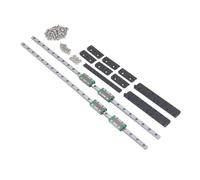 Ghzste Kit de guía de riel lineal de eje Y, desgaste fuerte, movimiento silencioso para Neptune 3 Plus 4 Plus, con movimiento suave, para una impresión más rápida