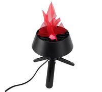 Ghzste Lámpara de fuego artificial con efecto de parpadeo 3D realista | Diseño LED sin llama, material de tela de seda suave, soporte ajustable y cadena, soporte de escenario para club, bar, teatro