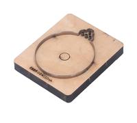 Ghzste - Molde de corte de cuero con forma de bola de Navidad, molde de corte de cuero de alta densidad de acero aleado para manualidades, se puede utilizar con